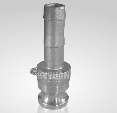 stainless steel male adapter x hose shank quick coupling type E